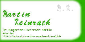 martin keinrath business card